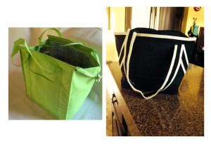 Insulated tote bags