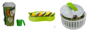 Salad Spinner, Container and Cutting boards