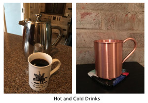 hot and cold drinks