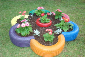 repurposed tires