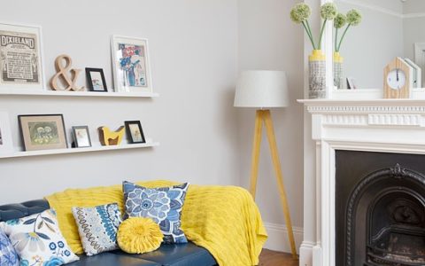 yellow color home decor accessories