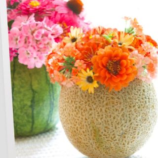 Cantaloupe Vase