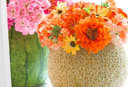 Cantaloupe Vase