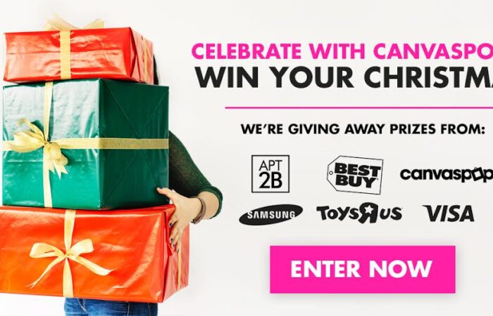 Win Your Christmas Sponsored By CanvasPop
