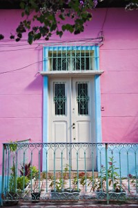 Colorful homes in Brazil