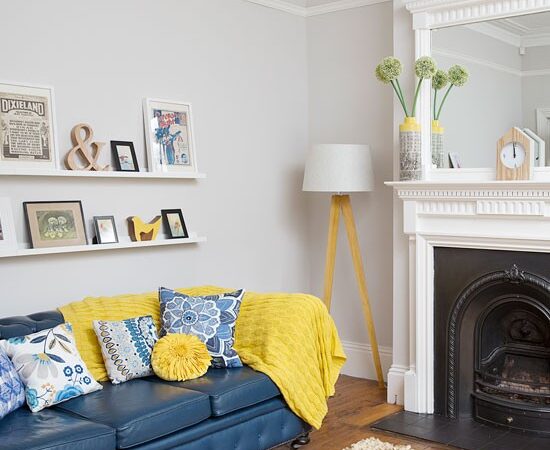 yellow color home decor accessories