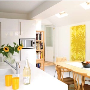 yellow color home decor
