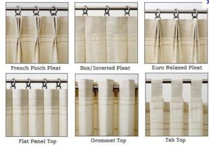 Curtain pleats